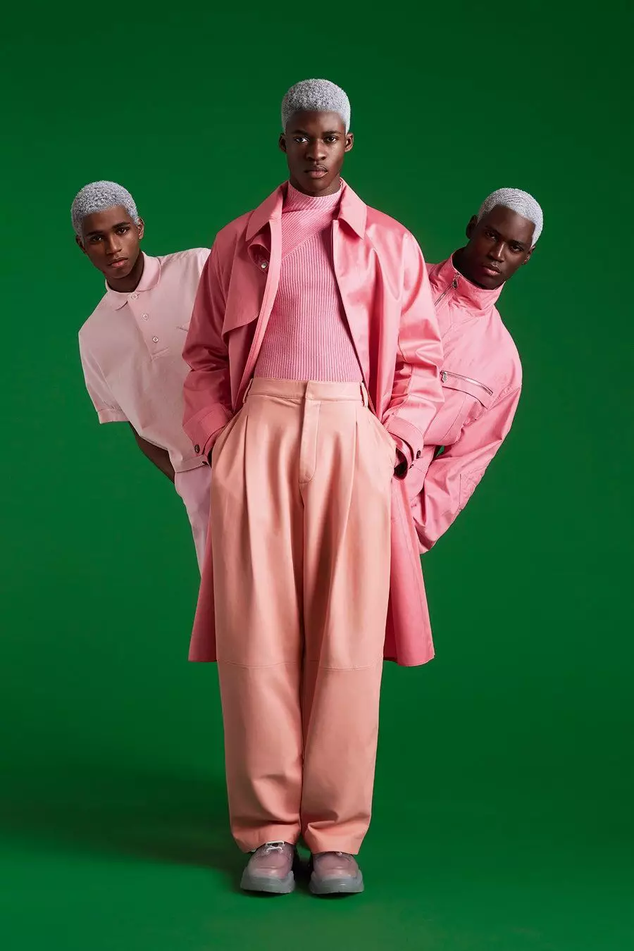 Pink Trench Set